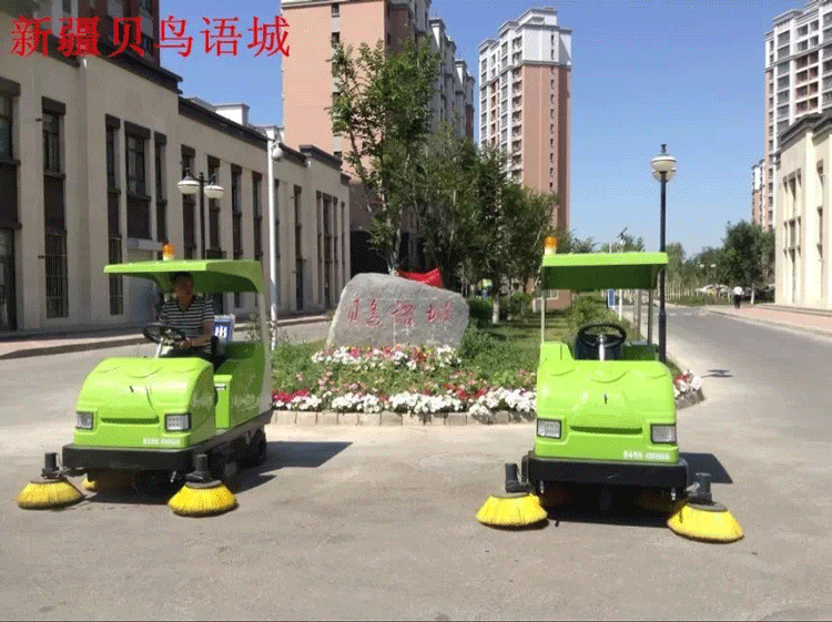 新疆客户订购我司LH-1760驾驶式扫地机